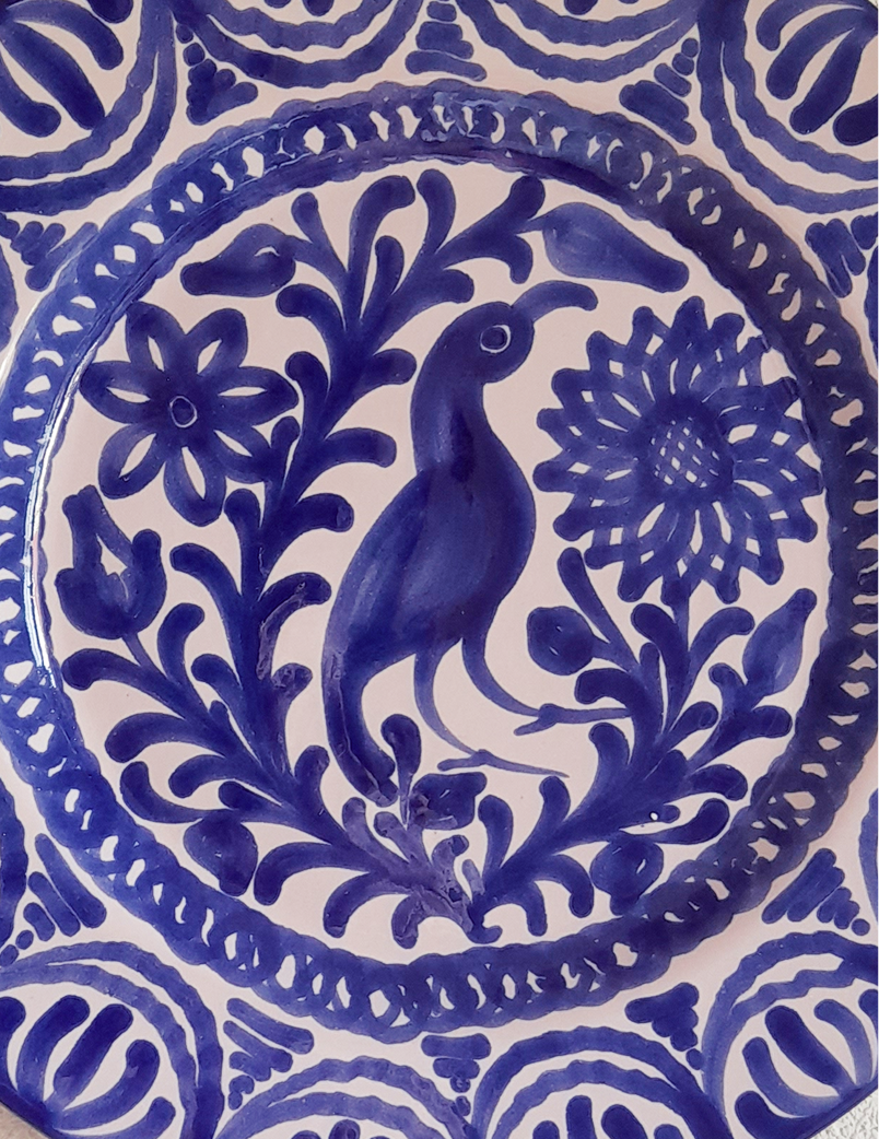 Dalia Fajalauza Plate in Blue — CASA PLETÓRICA — Handmade Spanish